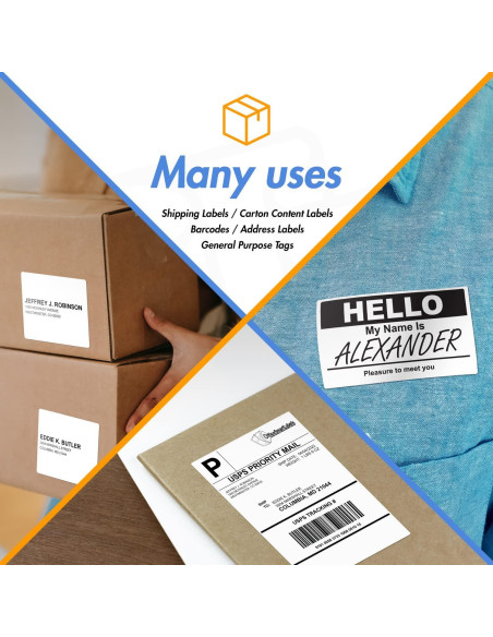 Etiquetas Térmicas Directas OfficeSmartLabels 57x32mm 1000/Rollo