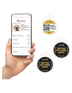 Etiquetas de ID Inteligente Dynotag - 3 Unidades Laminadas