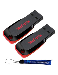 Paquete 2 Unidades SanDisk 8GB Cruzer Blade USB 2.0 + Lanyard