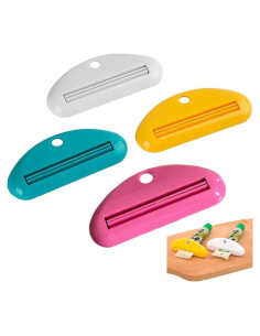 Juego de 4 exprimidores de pasta de dientes Shuaigetoao - Colores surtidos
