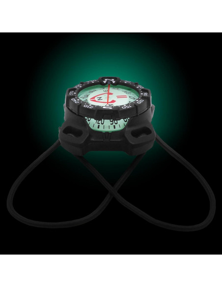 Brújula Submarina Saekodive con Montaje Bungee - Impermeable 70m