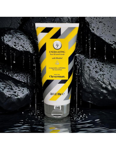 Exfoliante Energizante para Cara y Barba Cleverman 100ml