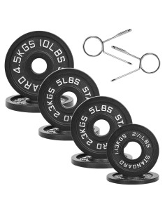 Placa de Peso Olímpica Fitvids de Hierro Fundido 20.41 kg