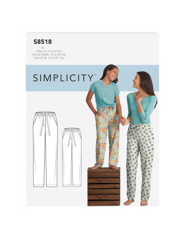 Patrón de Costura Simplicity Creative Corp SS8518A S-L