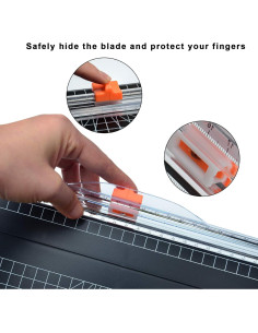 Cortadora de Papel ArtAt A4 Guillotina 30.48 cm con Cuchilla Oculta 2