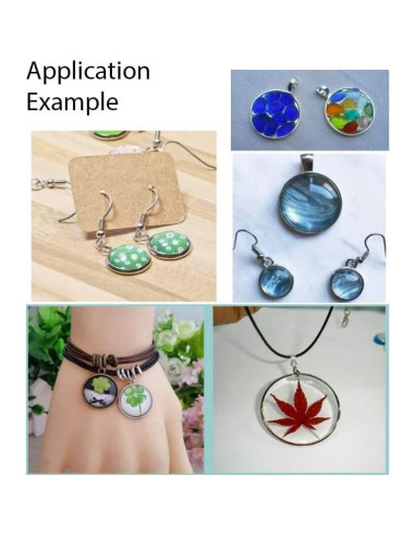 10 Bandejas Bezel Acero Inoxidable 304 Adabele 20mm Joyas