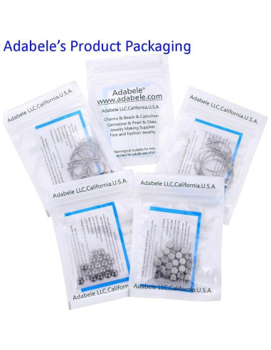 10 Bandejas Bezel Acero Inoxidable 304 Adabele 20mm Joyas