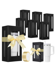 Cajas de Regalo para Vaso Stanley 30 oz Honoson - 6 Pcs Negro