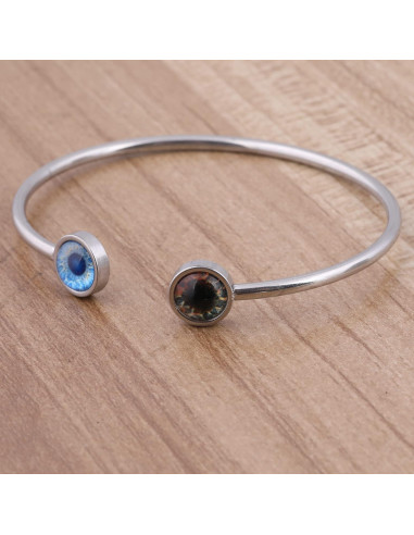 5 Piezas Base de Pulsera Cuff Acero Inoxidable 8mm DIY Joyería