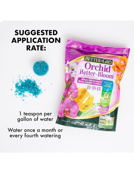 Fertilizante Acelerador de Floración Mejor Gro 0.45 kg para Orquídeas