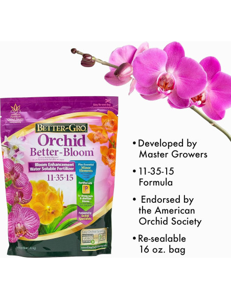 Fertilizante Acelerador de Floración Mejor Gro 0.45 kg para Orquídeas