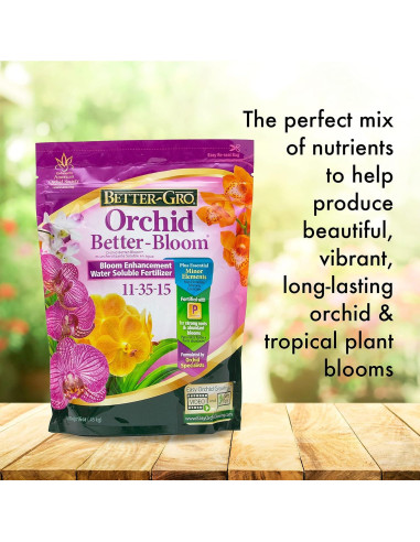 Fertilizante Acelerador de Floración Mejor Gro 0.45 kg para Orquídeas