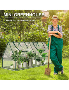 Mini Invernadero Portátil TANGJEAMER 1.22x0.61x0.61m PVC 2