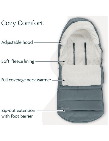 Saco de Pies UPPAbaby CozyGanoosh Azul Piedra - Invierno