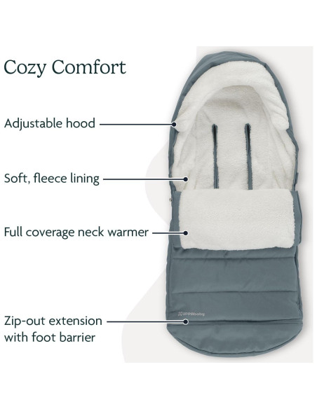 Saco de Pies UPPAbaby CozyGanoosh Azul Piedra - Invierno