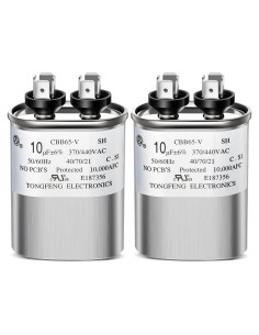 Capacitor Umigy CBB65B-V 10uF 370/440VAC Doble 2 Piezas