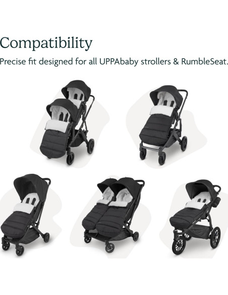 Saco de Pies UPPAbaby CozyGanoosh Azul Piedra - Invierno