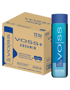 Agua Purificada VOSS+ Aquamin - Paquete de 12 Botellas 850ml