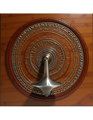 Peonza de Metal Cauaoa Vintage, 2.54 cm, Equilibrio Perfecto