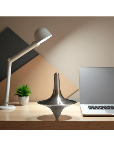 Peonza de Metal Cauaoa Vintage, 2.54 cm, Equilibrio Perfecto