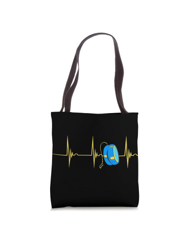 Bolsa Tote Yo-Yo Latido EKG 40.64 cm con Asas de Algodón