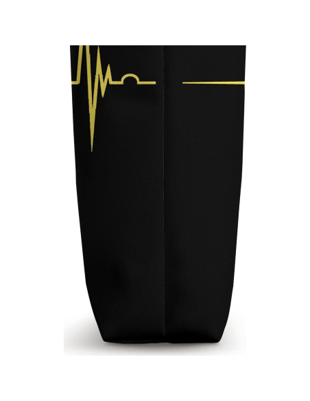 Bolsa Tote Yo-Yo Latido EKG 40.64 cm con Asas de Algodón