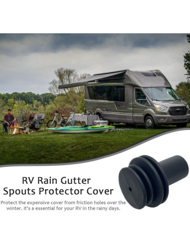 Cubierta Protectora de Salidas de Canalón FCOUIID - 4 Pcs