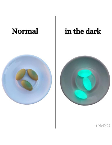 Paquete 3 PCS - Piedras Brillantes en la Oscuridad - Cuarzo OMSO