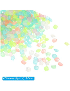 Rocas Brillantes Luminiscentes MECCANIXITY 3000pcs 3-5mm 2