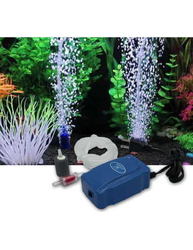 Bomba de Aire Aquapapa 6600 para Acuario 19-76L 48GPH