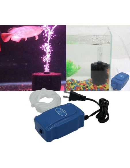 Bomba de Aire Aquapapa 6600 para Acuario 19-76L 48GPH