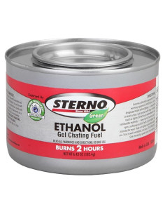 Sterno Gel de Etanol Biodegradable - Combustible para Cocina 4 Unidades
