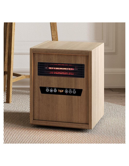 Calentador de espacio portátil Modern Ember 1500W con control remoto