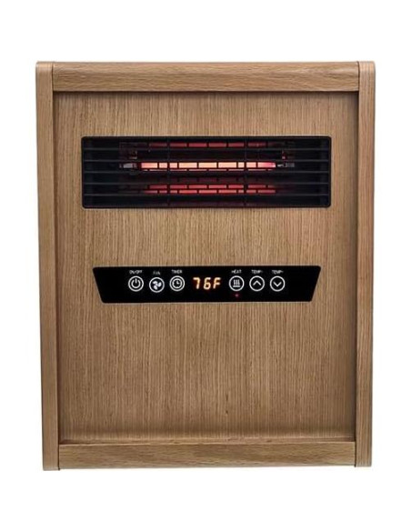 Calentador de espacio portátil Modern Ember 1500W con control remoto