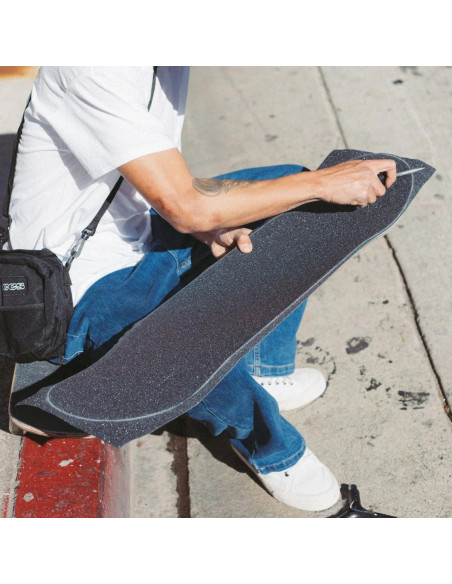 Cinta de agarre negra CCS 9"x33" con herramienta 2-en-1