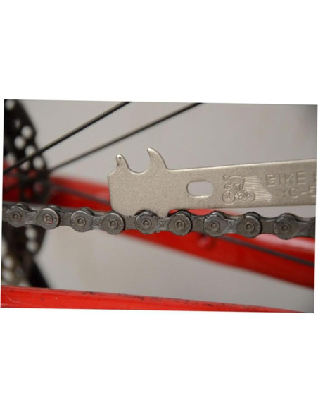 Indicador de Desgaste de Cadena de Bicicleta BESPORTBLE Acero