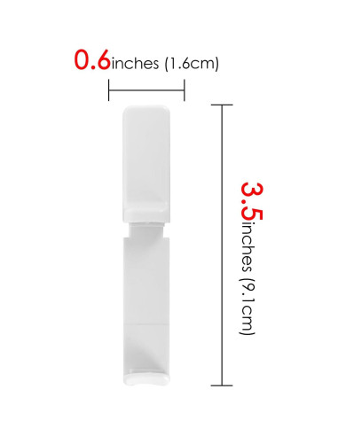 Mango Elevador de Asiento de Inodoro Adorila 4 Piezas Blanco