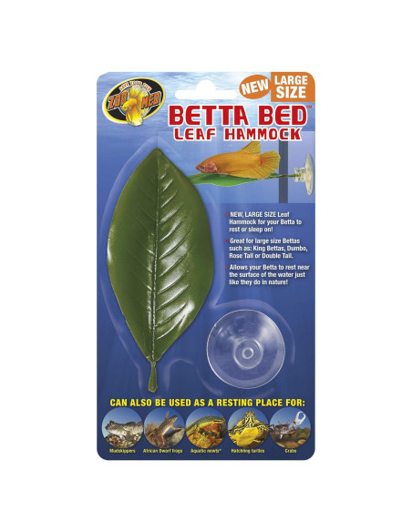 Hamaca de Hoja Grande para Betta Zoo Med - Descanso Natural