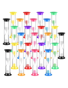 Reloj de Arena Multicolor Geelin 24 Pcs 2 Minutos