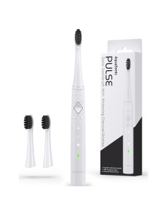 Cepillo de Dientes Eléctrico AquaSonic Pulse - Blanqueamiento Carbón Activado - 3 Modos
