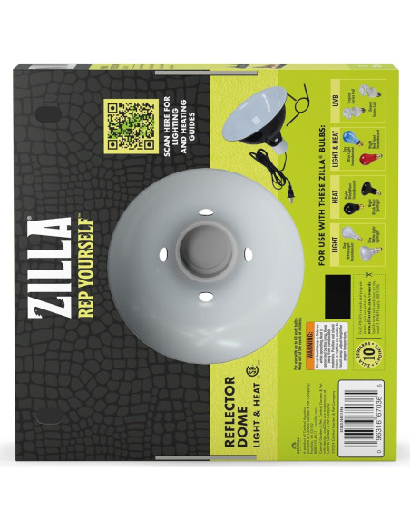 Lámpara de Calor Reflectora Zilla 21.6 cm para Reptiles