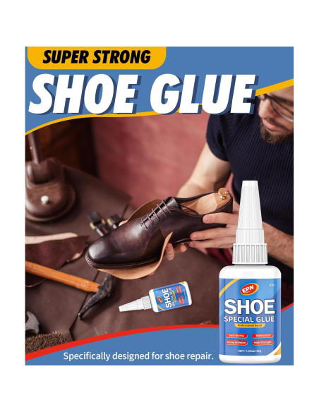 EPN Pegamento para Zapatos 35g - Adhesivo Fuerte Impermeable