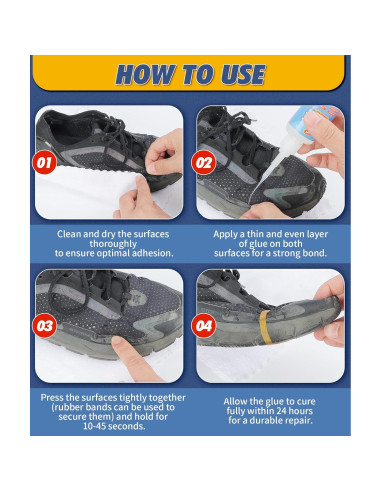 EPN Pegamento para Zapatos 35g - Adhesivo Fuerte Impermeable