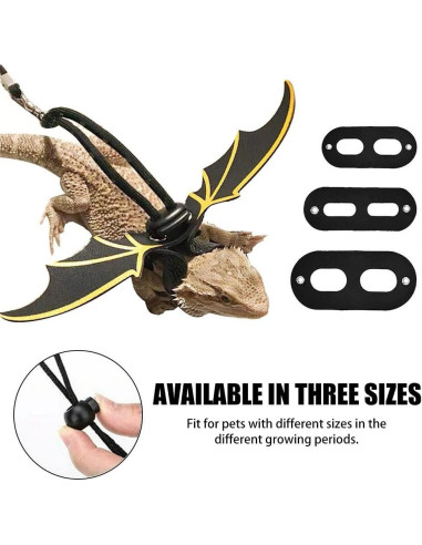 Arnés Ajustable para Lagarto Dragón Barbudo DONGKER - 3 Tamaños