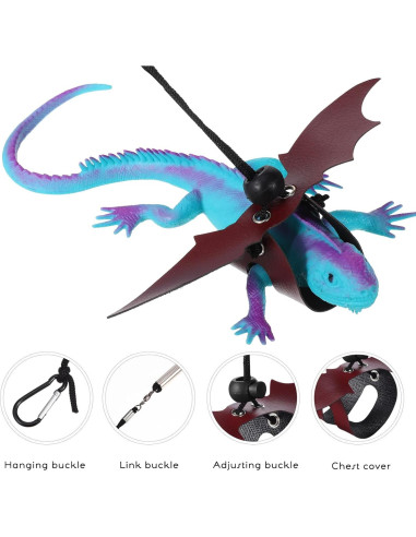 Disfraz Navideño para Dragón Barbudo Ipetboom - Sombrero y Bufanda