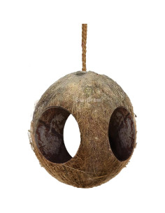 Casa de Cangrejo Ermitaño SunGrow de Coco 11.4 cm con Asa 2