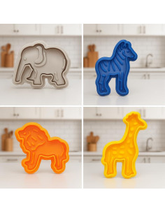 Cortadores de Galletas de Animales Mrs. Anderson Set de 4 2