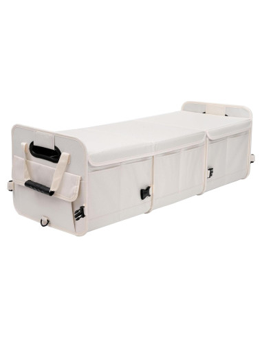 Organizador de Maletero AOKJOY XL Plegable Beige Multi Compartimentos