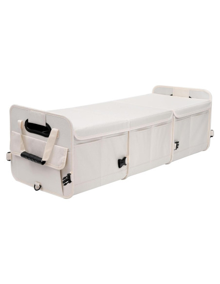 Organizador de Maletero AOKJOY XL Plegable Beige Multi Compartimentos