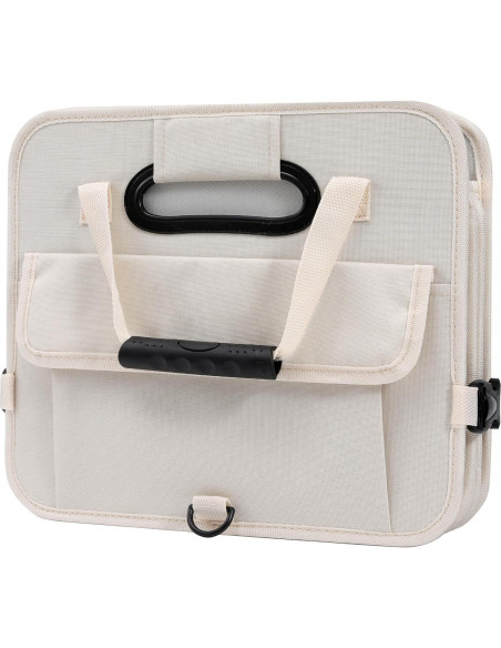 Organizador de Maletero AOKJOY XL Plegable Beige Multi Compartimentos